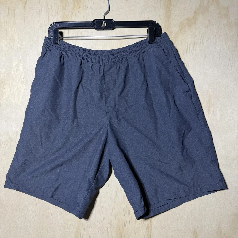 Hill City Active Shorts Men's Large Gray Stretch Athletic Training Casual L